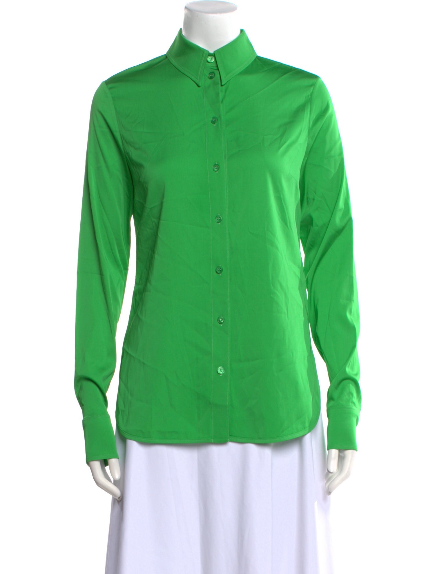 Stella McCartney Long Sleeve Button-Up Top