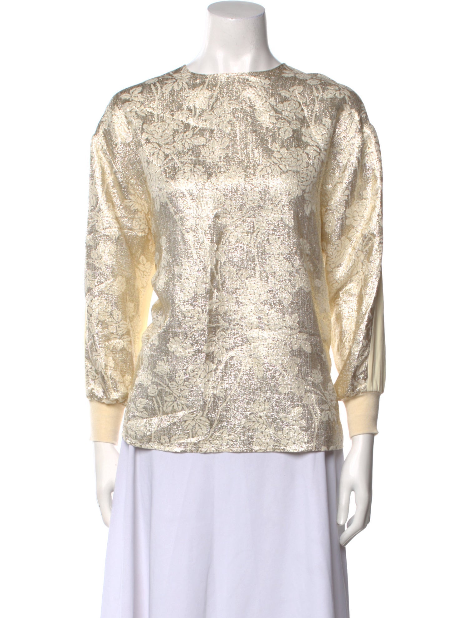 Stella McCartney Silk Bateau Neckline Sweatshirt