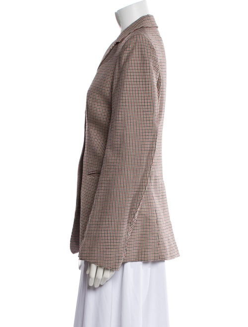 Stella McCartney Wool Houndstooth Print Blazer