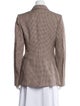 Stella McCartney Wool Houndstooth Print Blazer
