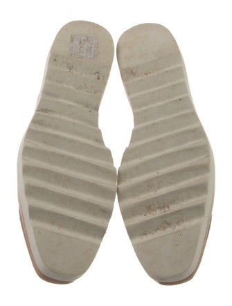 Stella McCartney Patent Leather Printed Wedge Sneakers