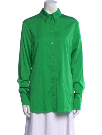 Stella McCartney Long Sleeve Button-Up Top