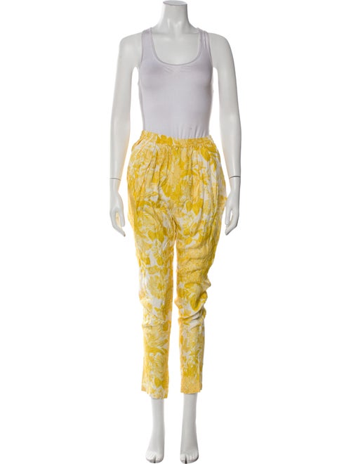 Stella McCartney Silk Floral Print Pant Set