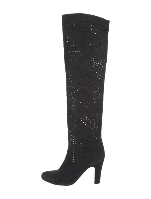 Stella McCartney Suede Lasercut Accents Boots