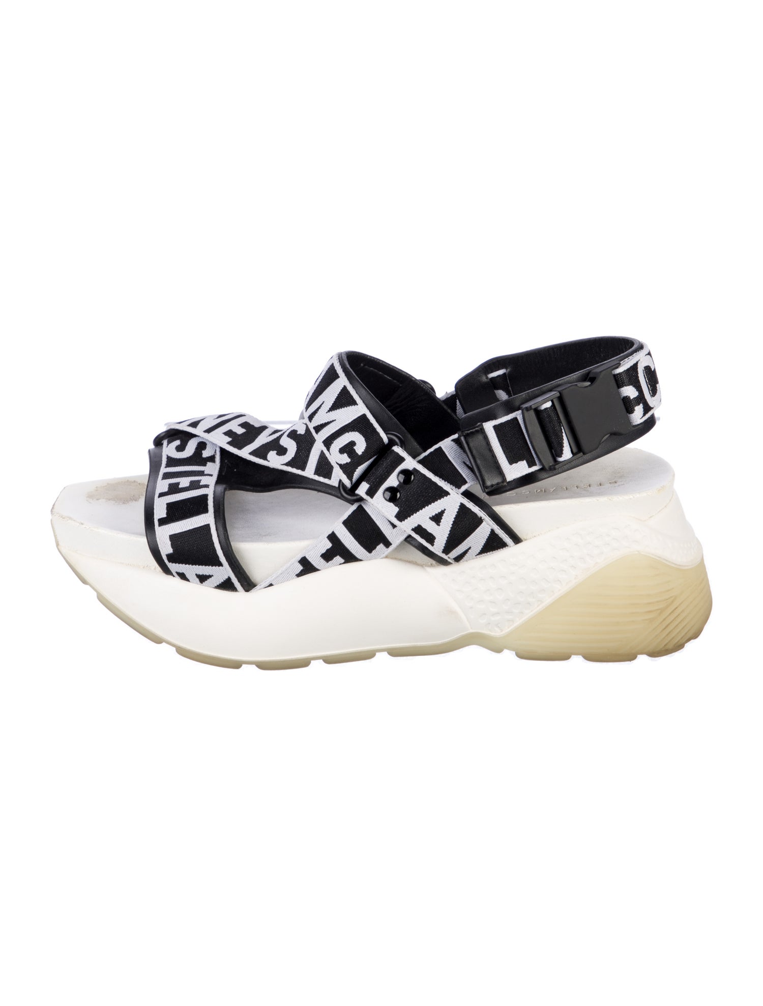 Stella McCartney Leather Printed Sandals