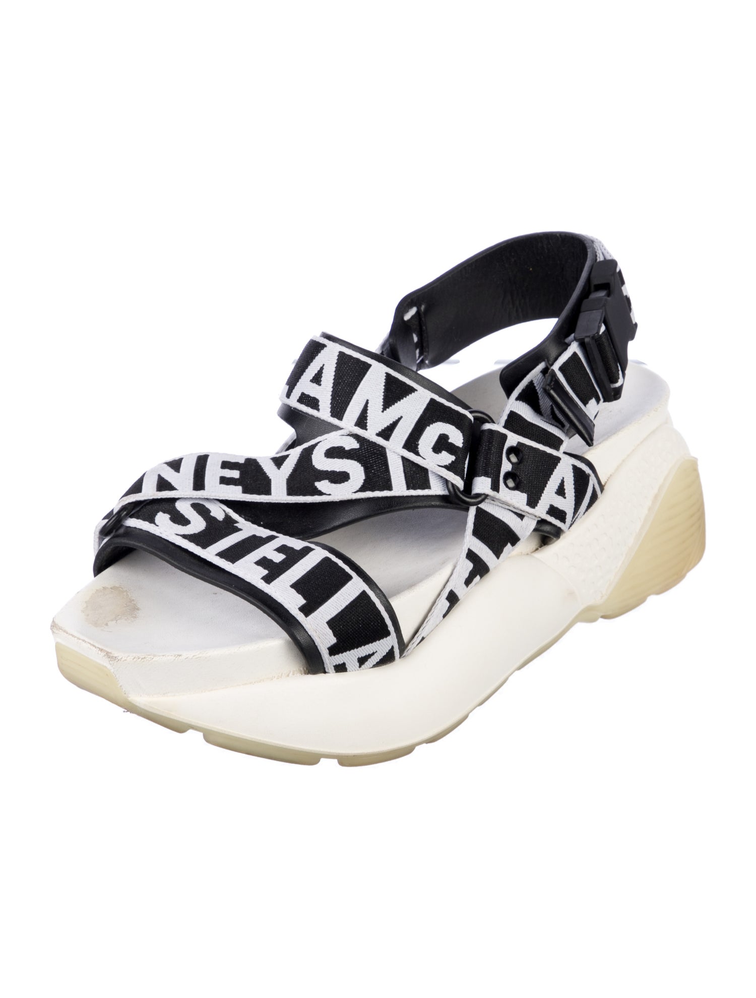 Stella McCartney Leather Printed Sandals