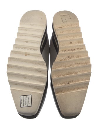 Stella McCartney Leather Wedge Sneakers