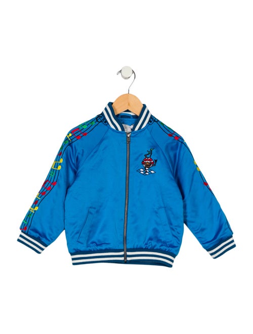 Stella McCartney Boy's Embroidered Bomber Jacket