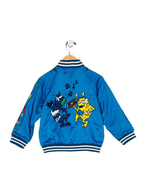 Stella McCartney Boy's Embroidered Bomber Jacket