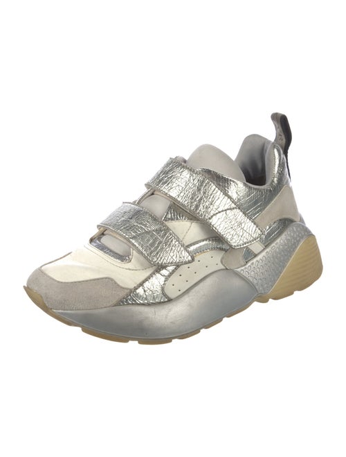 Stella McCartney Vegetarian Leather Mesh Accents Chunky Sneakers