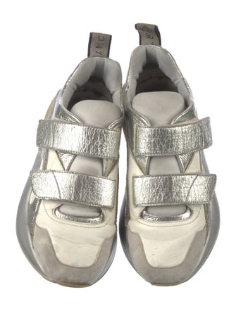 Stella McCartney Vegetarian Leather Mesh Accents Chunky Sneakers