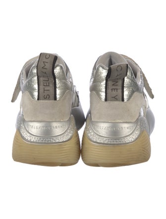 Stella McCartney Vegetarian Leather Mesh Accents Chunky Sneakers