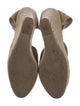 Stella McCartney Canvas Lasercut Accents D'Orsay Pumps