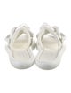 Stella McCartney Leather Chain-Link Accents Slides
