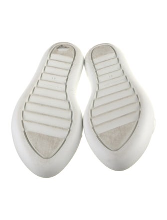 Stella McCartney Leather Chain-Link Accents Slides