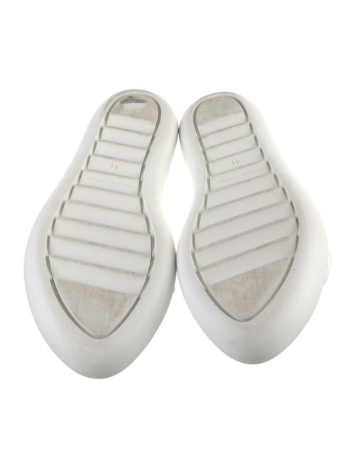 Stella McCartney Leather Chain-Link Accents Slides