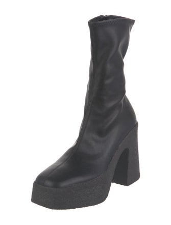 Stella McCartney Leather Sock Boots