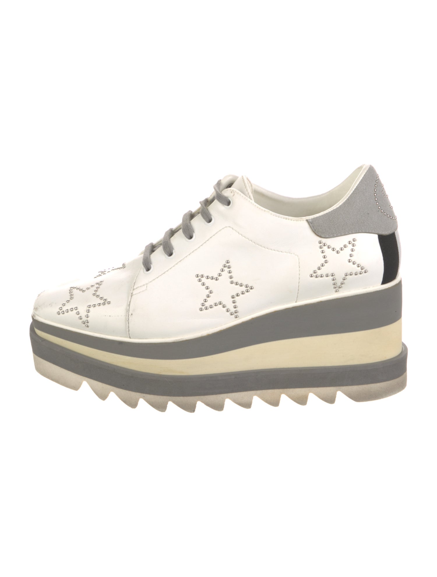 Stella McCartney Vegan Leather Studded Accents Oxfords