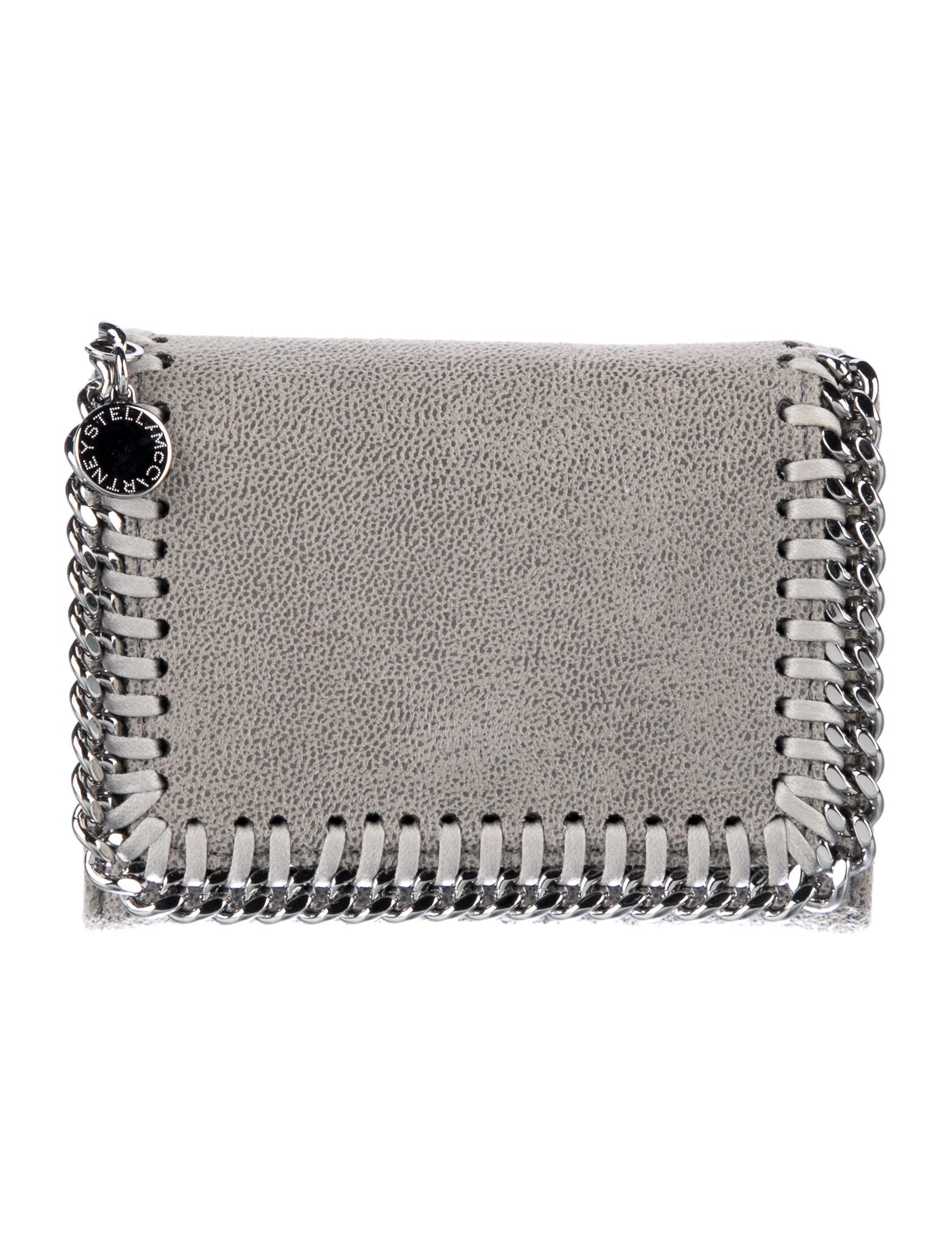 Stella McCartney Vegetarian Suede Printed Wallet