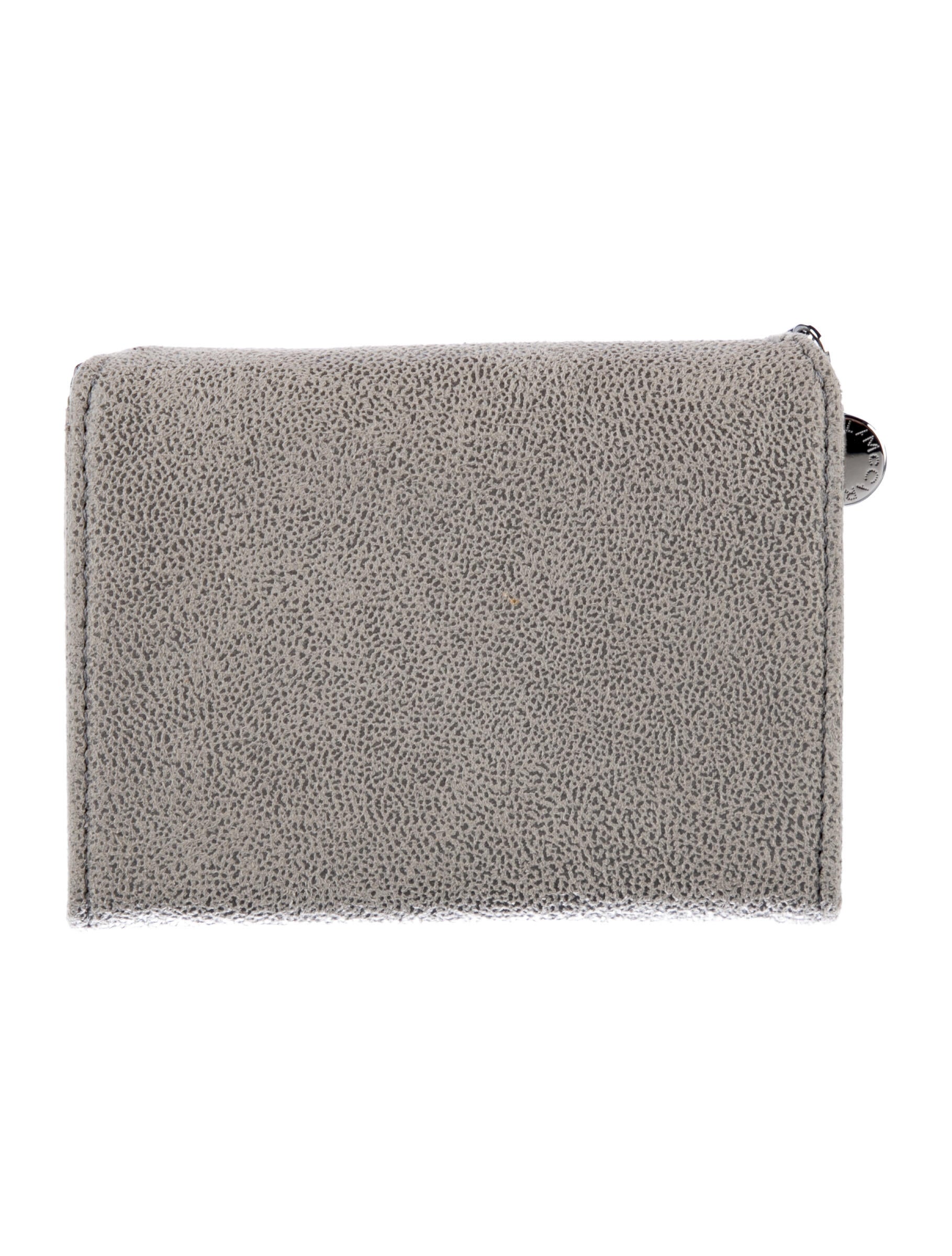 Stella McCartney Vegetarian Suede Printed Wallet