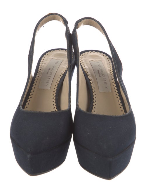 Stella McCartney Canvas Slingback Pumps