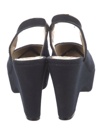 Stella McCartney Canvas Slingback Pumps