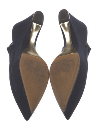 Stella McCartney Canvas Slingback Pumps