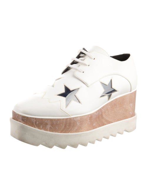 Stella McCartney Leather Printed Oxfords