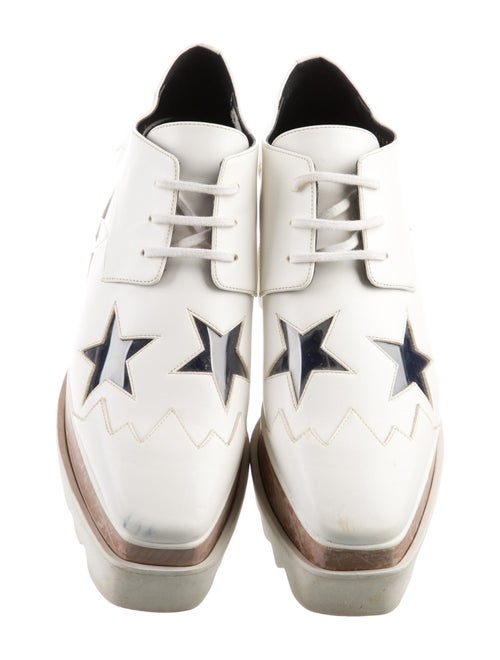 Stella McCartney Leather Printed Oxfords