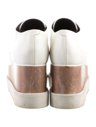 Stella McCartney Leather Printed Oxfords