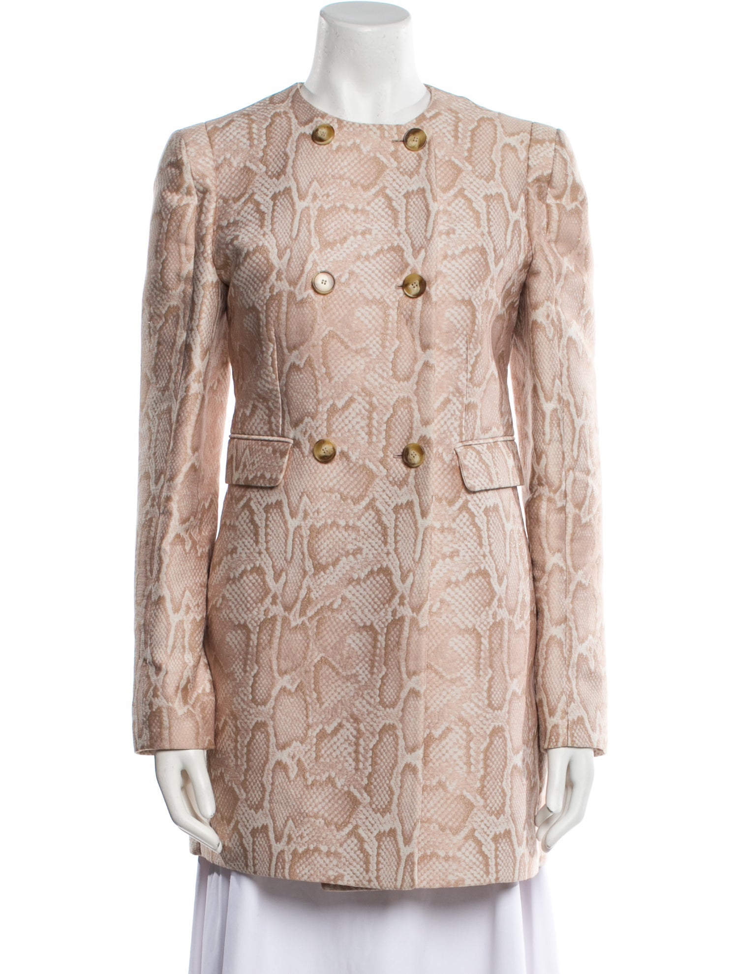 Stella McCartney Animal Print Coat