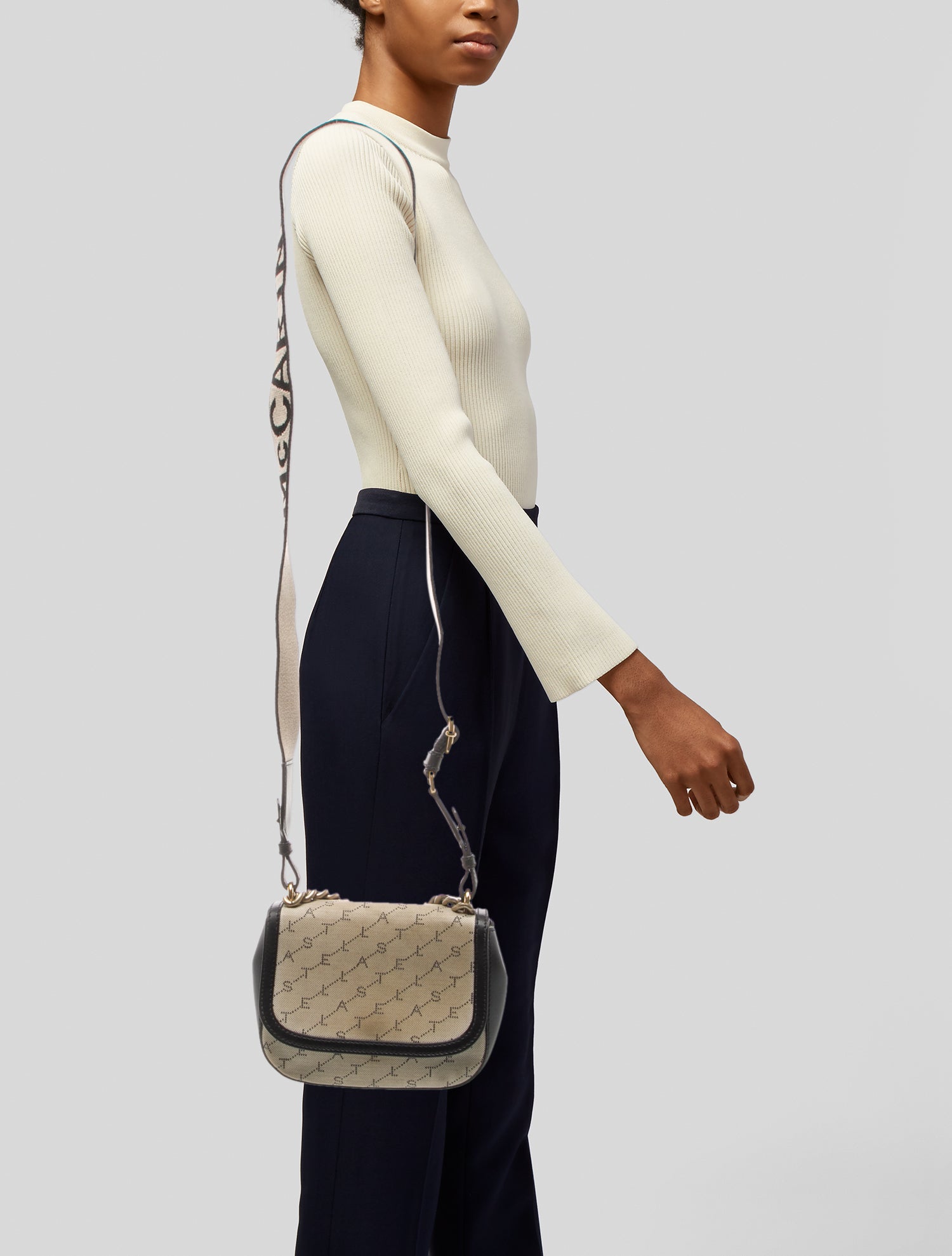 Stella McCartney Canvas Crossbody Bag