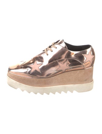 Stella McCartney Patent Leather Lace-Up Boots