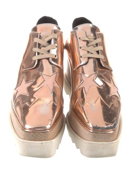 Stella McCartney Patent Leather Lace-Up Boots