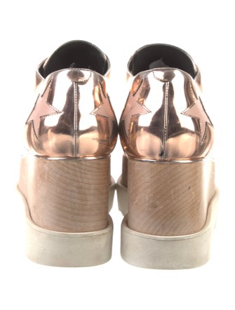 Stella McCartney Patent Leather Lace-Up Boots