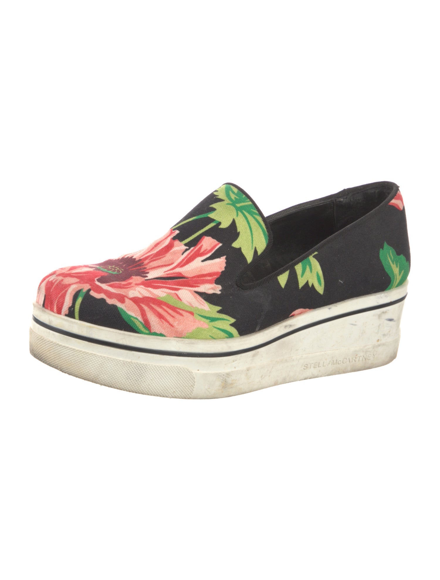 Stella McCartney Canvas Floral Print Sneakers