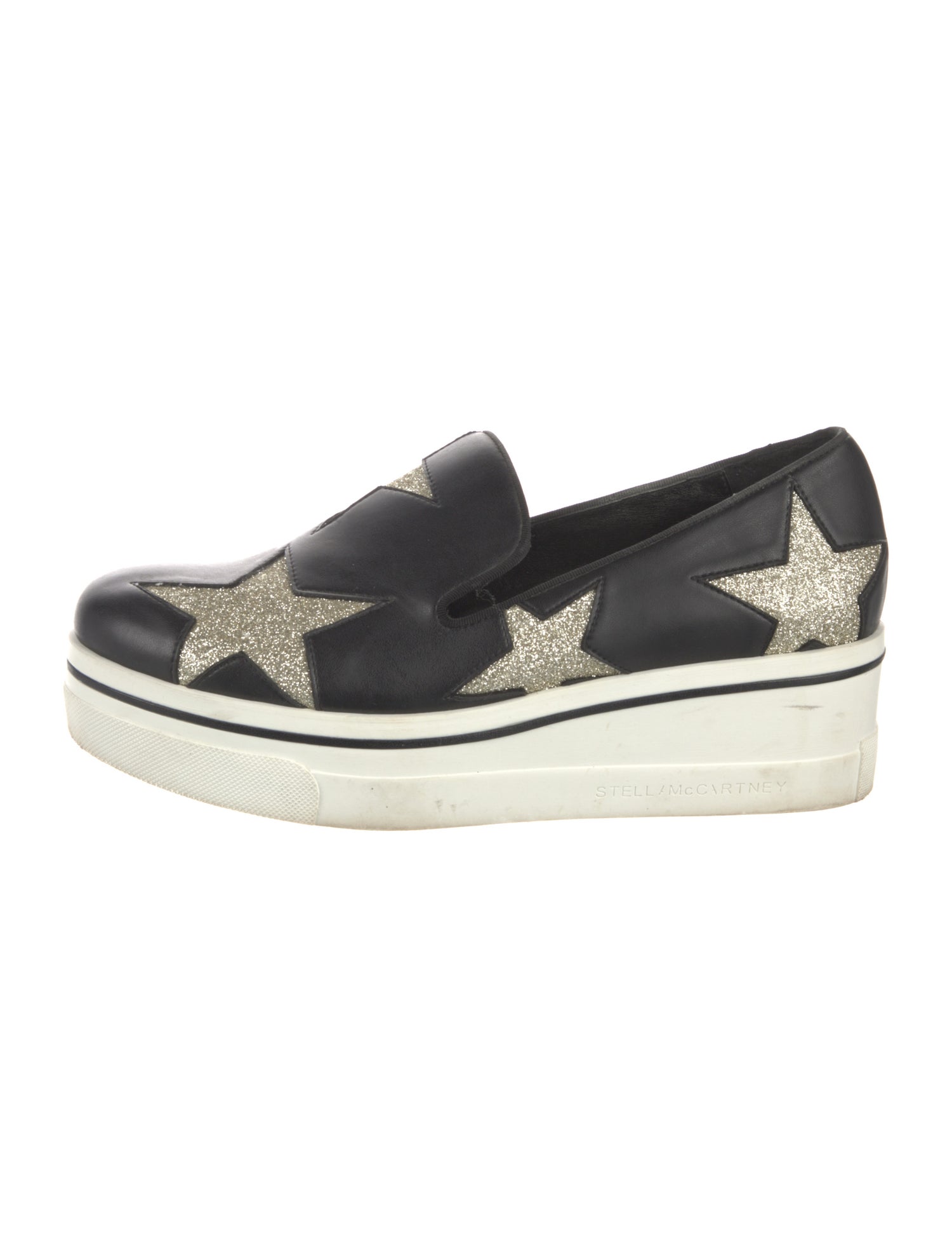 Stella McCartney Leather Patterned Sneakers