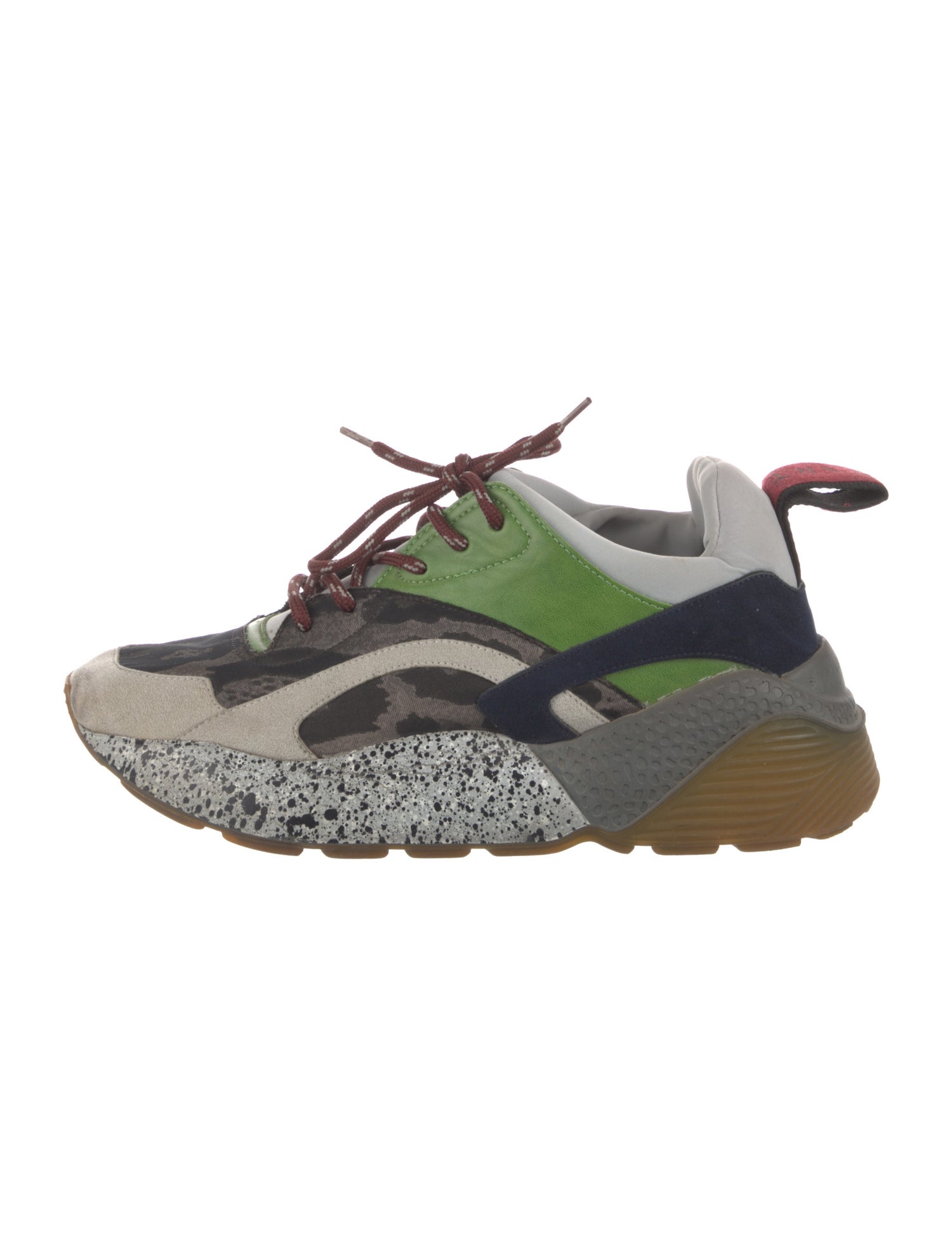 Stella McCartney Colorblock Pattern Chunky Sneakers