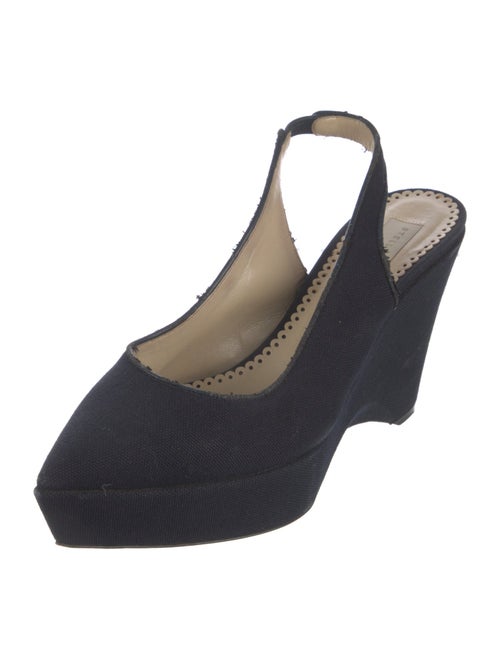 Stella McCartney Canvas Slingback Pumps