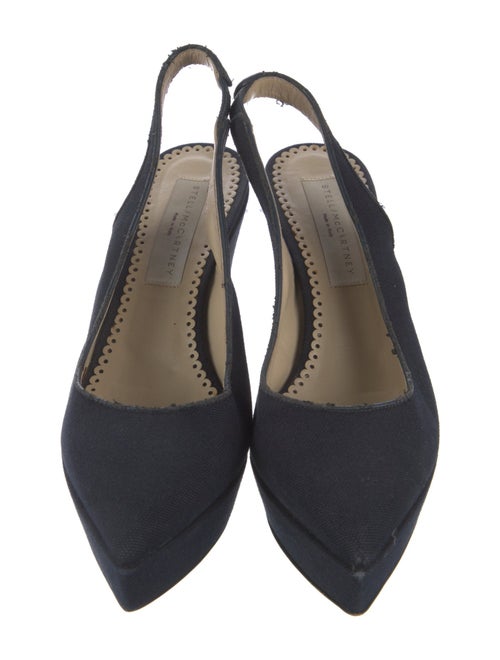 Stella McCartney Canvas Slingback Pumps