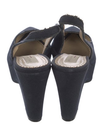 Stella McCartney Canvas Slingback Pumps