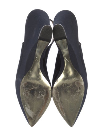 Stella McCartney Canvas Slingback Pumps