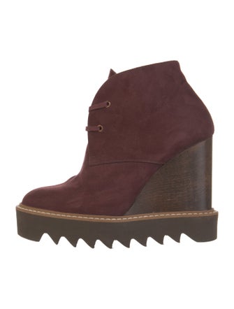 Stella McCartney Suede Lace-Up Boots