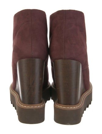 Stella McCartney Suede Lace-Up Boots