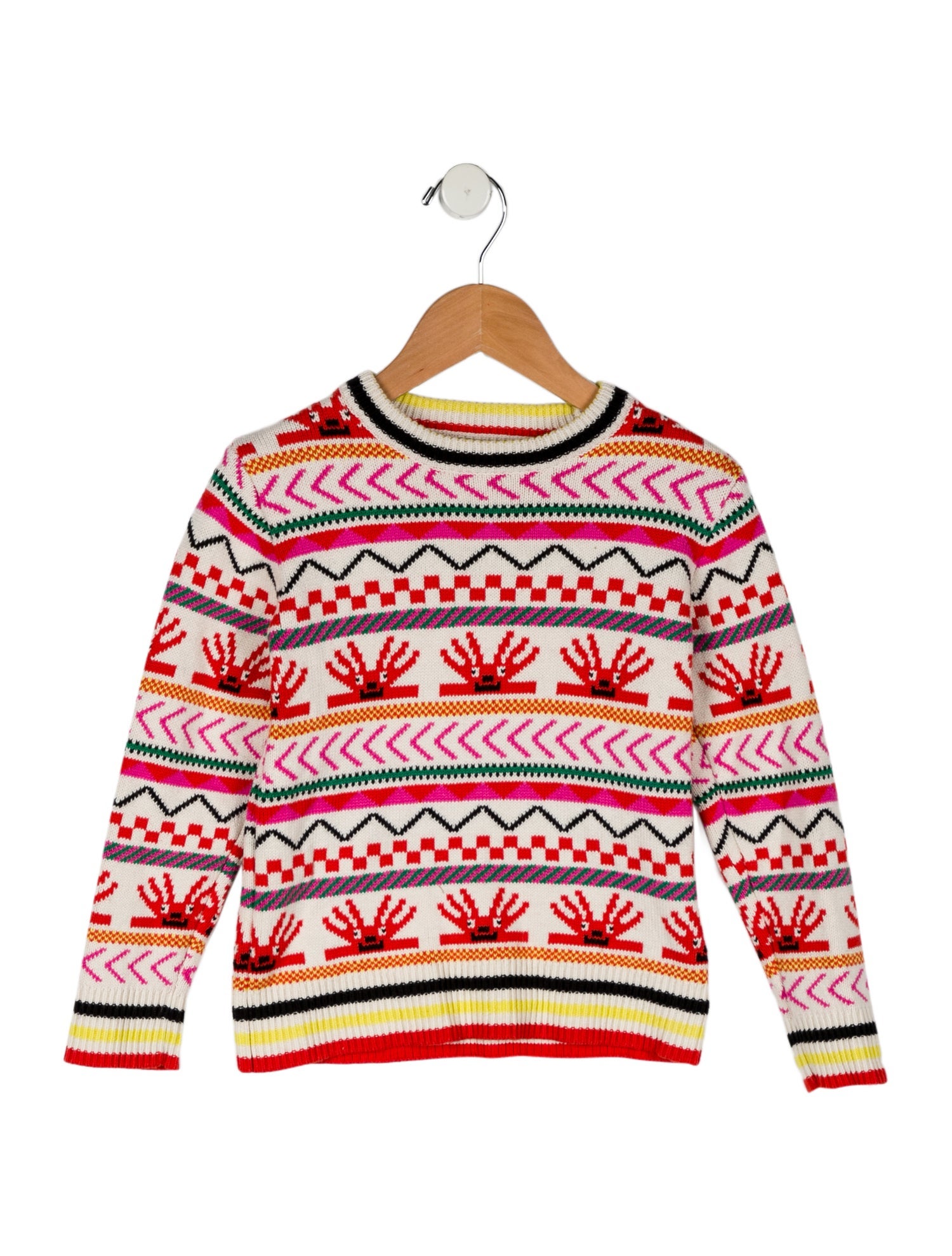 Stella McCartney Girls' Printed Long Sleeve Sweater