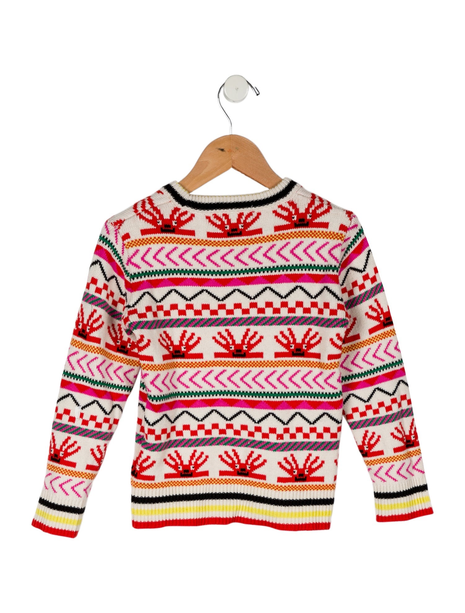 Stella McCartney Girls' Printed Long Sleeve Sweater