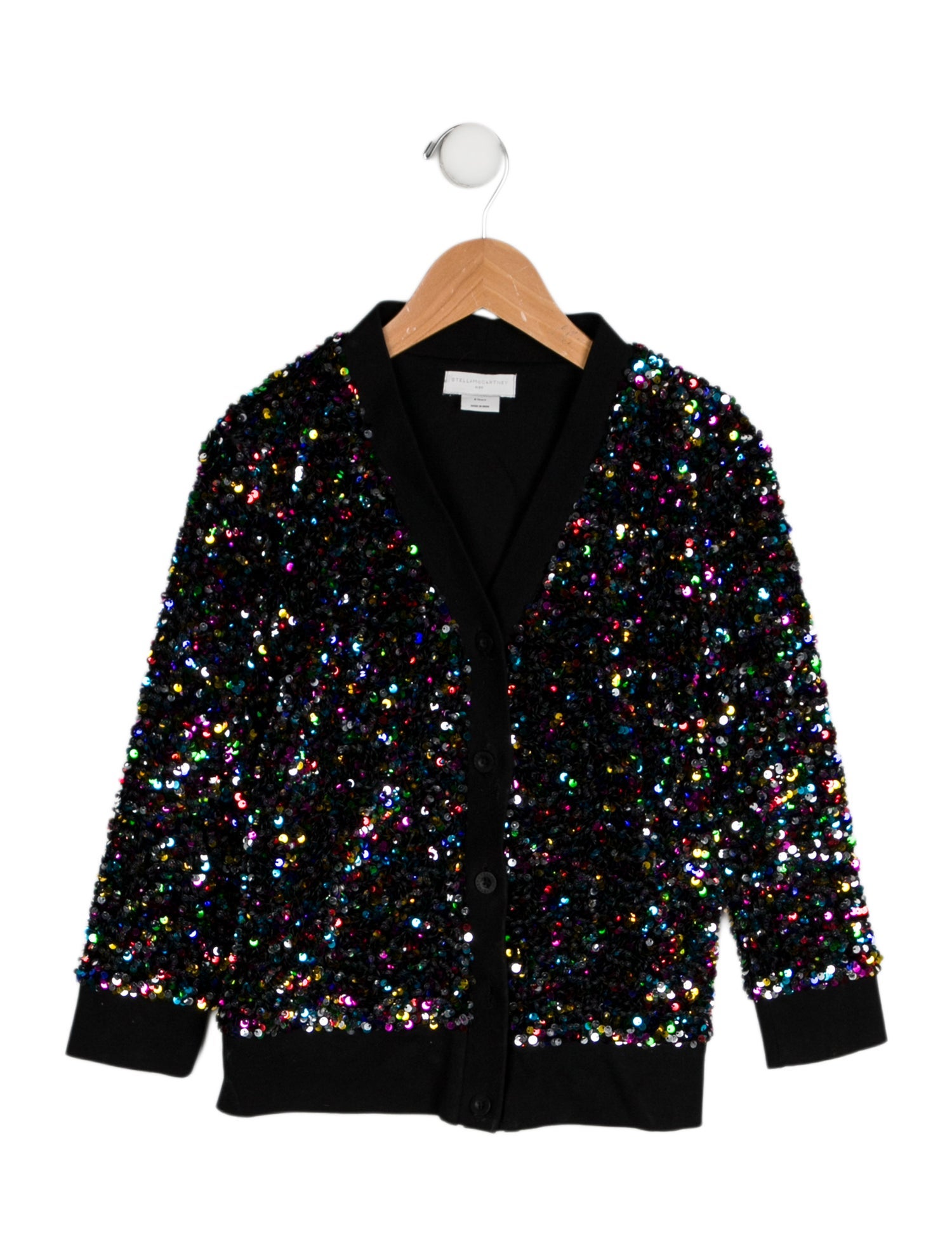 Stella McCartney Stella McCartney Girls' Embroidered Accent Cardigan
