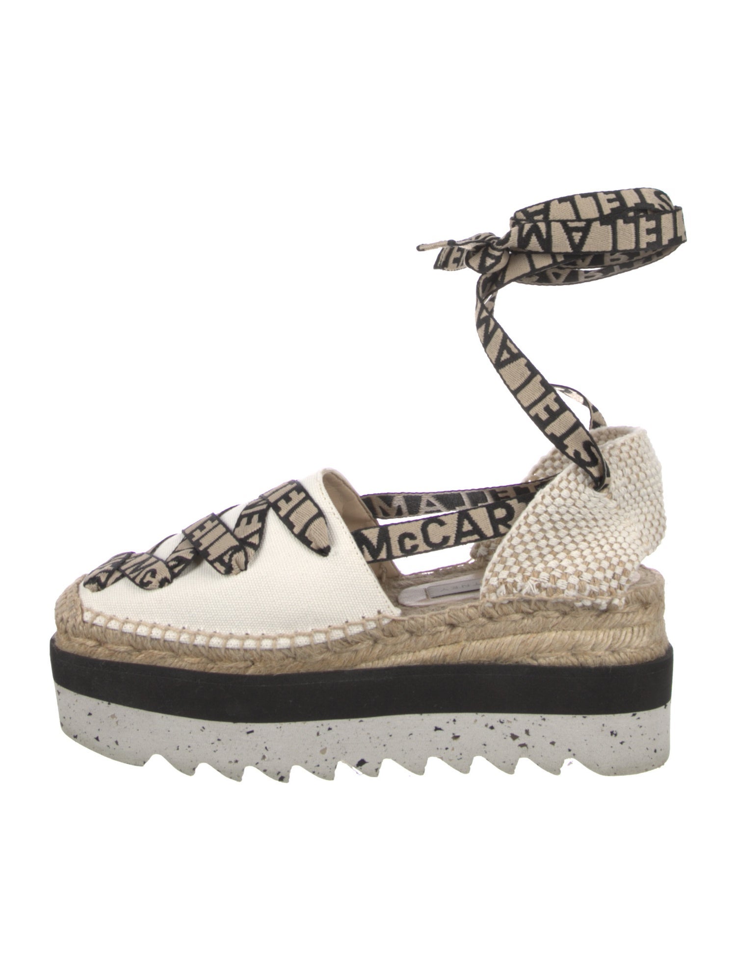 Stella McCartney Canvas Printed Slingback Pumps