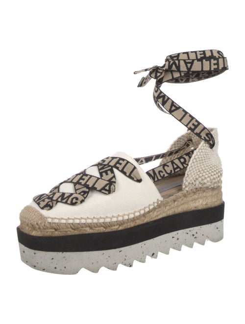 Stella McCartney Canvas Printed Slingback Pumps