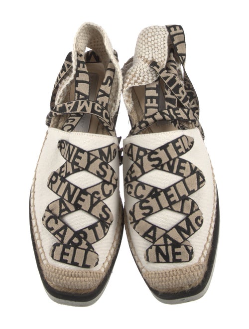 Stella McCartney Canvas Printed Slingback Pumps